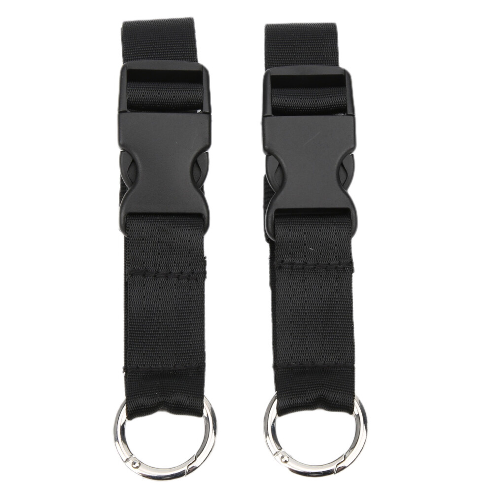 2Pcs Universal Stroller Round Strong Handy Hooks Wheelchair Clips Organizer Hanger