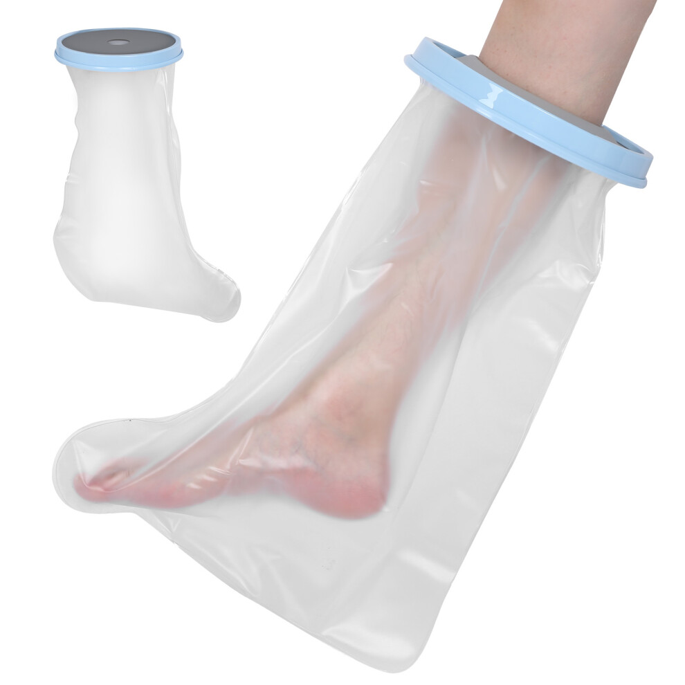 43cm Kids Leg Cast Cover for Shower Bath Waterproof Cast Protector for Child Wound Foot Ankle