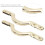 6Pcs Billiards Corner 4in Pool Table Pocket Brackets Set Accessories for Web Net Bags 3