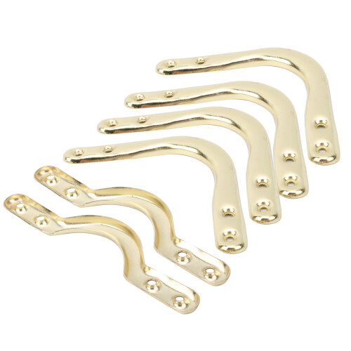 6Pcs Billiards Corner 4in Pool Table Pocket Brackets Set Accessories for Web Net Bags