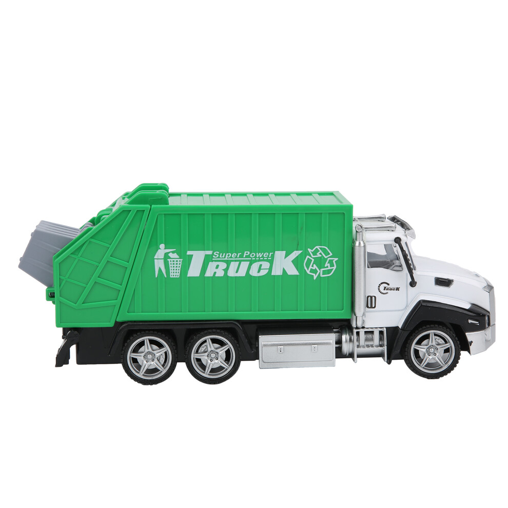 1:42 Model Car American Sanitation Garbage Truck Alloy Pull Back Vehicle Toy Child Gift#1-image-OPC-PHW5VG5-NEW