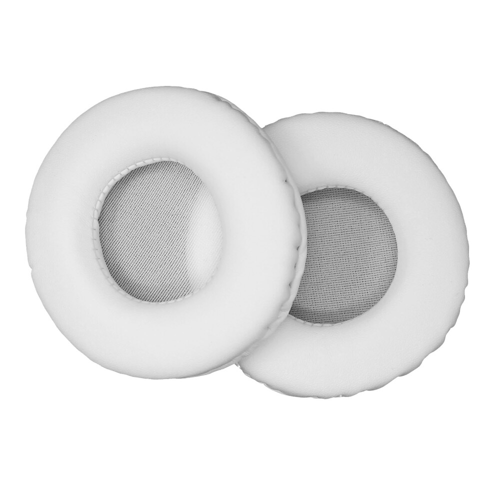 Replacement Ear Pads Pu Leather Ear Cushions Replacement For Akg/Ath/ Headphone Ear Pads 75Mm White 4951323304336