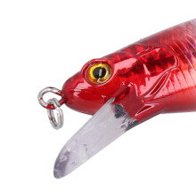 60g Edelstahl Kunststoff Roter Kopf Weißer Körper Sinkende Angelk avanchel mit Haken