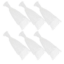 6PCS Billiards Net Pocket Cotton Mesh Bag Pool White Durable Pool Table Accessories