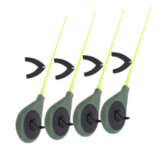 4 Set Portable Mini Ice Fishing Rod Pole with Rod Tips UltraLight Fishing Accessories Kit