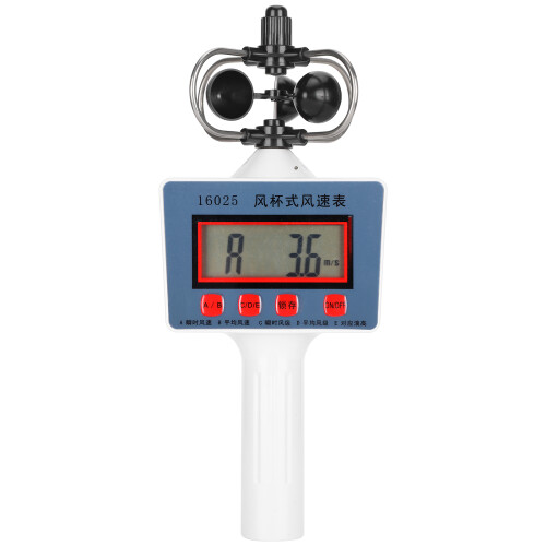 Tragbarer Handanemometer Windgeschwindigkeitsmesser für Bildung Becher-Design 1