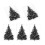 5 Set Plastic Embossing Folders DIY Card Making Scrapbooking Paper Craft Christmas Tree Pattern 13