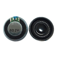 Bocina electrónica redonda de 23 mm, 8 ohmios, 2 W, para puerta interior, juguete pequeño, 80 unidades,