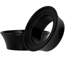 2 Stück Aluminiumlegierung 15mm Fahrrad Taper-Konusschalen Schwarz
