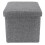 Foldable Storage Ottoman Multifunctional Storage Bench Footstool Seat with CoverBig 9