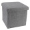Foldable Storage Ottoman Multifunctional Storage Bench Footstool Seat with CoverBig 1