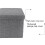 Foldable Storage Ottoman Multifunctional Storage Bench Footstool Seat with CoverBig 4