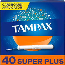 Tampax Cardboard Tampons Super Plus Absorbency