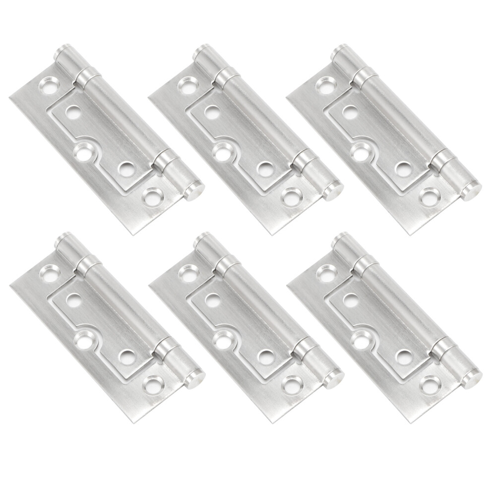 6Pcs Stainless Steel Hinge Mute Door Window Flat Open Hinge Furniture Hardware Accessories 6911323318700