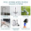 7Pcs Multiple Size Tap Hose Adapters Solid Brass Fit Removable Sink Aerators 2