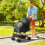 PawHut PawHut Pet Stroller Dog Foldable Travel Carriage with Reversible Handle, Grey 1