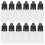 50Pcs 10ml Eye Liquid Bottle Portable Squeezable Empty Eye Drops Container with Plugs LidBlack 2