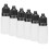 50Pcs 10ml Eye Liquid Bottle Portable Squeezable Empty Eye Drops Container with Plugs LidBlack 1