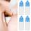 50Pcs 5ml Empty Dropper Bottles Squeezable Eye Liquid Bottle Container with Lids PlugsBlue 6