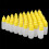 50Pcs 5ml Empty Dropper Bottles Squeezable Eye Liquid Bottle Container with Lids PlugsYellow 6