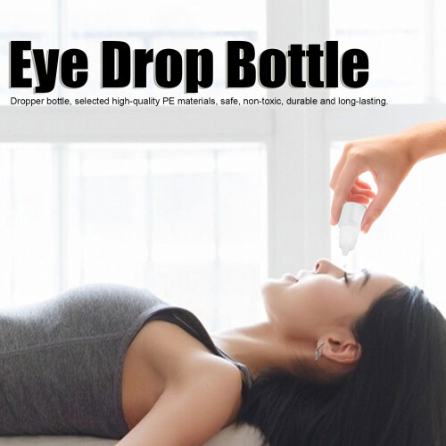 50Pcs 5ml Empty Dropper Bottles Squeezable Eye Liquid Bottle Container with Lids PlugsYellow 2