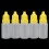 50Pcs 5ml Empty Dropper Bottles Squeezable Eye Liquid Bottle Container with Lids PlugsYellow 9