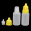50Pcs 5ml Empty Dropper Bottles Squeezable Eye Liquid Bottle Container with Lids PlugsYellow 12