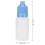 50Pcs 5ml Empty Dropper Bottles Squeezable Eye Liquid Bottle Container with Lids PlugsBlue 9