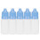 50Pcs 5ml Empty Dropper Bottles Squeezable Eye Liquid Bottle Container with Lids PlugsBlue 8