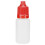 50Pcs 10ml Eye Liquid Bottle Portable Squeezable Empty Eye Drops Container with Plugs LidRed 12