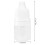100PCS 2ml Empty Plastic Dropper Bottle Squeezable Refillable Bottle for Eye Drop Liquid 11