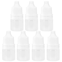 100PCS 2ml Empty Plastic Dropper Bottle Squeezable Refillable Bottle for Eye Drop Liquid