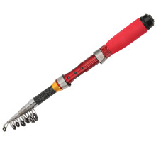 Telescopic Fishing Rod UltraShort Hard Bait Casting Portable Rotary Rod Fishing Supplies(1.7m/5.6ft(only fishing pole ) )
