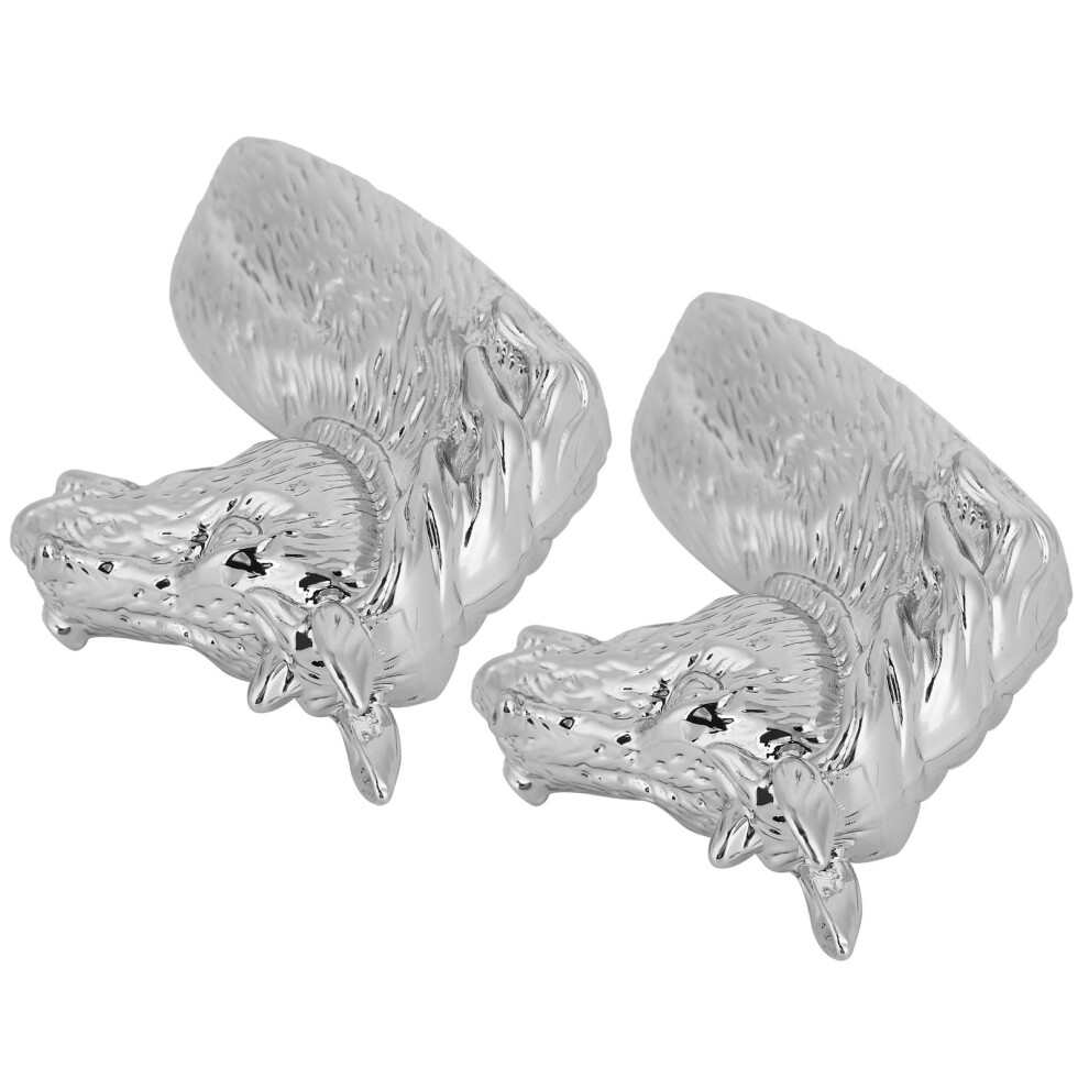 2 Sets Modern Stylish Cabinet Handles Horse Head Pull Kitchen Wardrobe Drawer Door Knob3999 Silver Horse 9361323324947