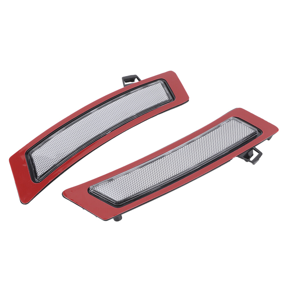 Front Bumper Left Right Reflector 63147274433 Fit For E70 X5 Lci 2011Â2013 Without Side View Cameratransparent 7661323325534