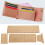 4Pcs Acrylic Wallet Template DIY HandMade Leather Short 3Fold Wallet Pattern Making 13