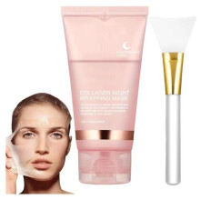 Collagen-Nachtmaske, Collagen-Peel-Off-Gesichtsmaske für die Nacht