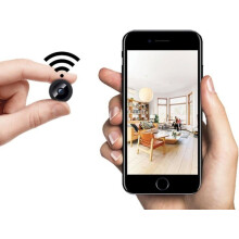 Mini-Spionagekamera, WiFi, 1080P, kabellos, für den Innen- und Außenbereich, mit verstecktem Mikrofon und Aufnahmefunktion