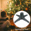 Christmas Tree Stand Electric 360 Degree Rotating Base Tree Support Shelf Decorations for Home50CM 5