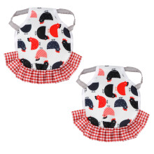 2Pcs Chicken Saddle Hen Apron Wing Feather Protector Elastic Protection Pet Poultry SuppliesB Type