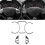 Lancer 0816 Kohlefaser Deko Set Tacho Lenkrad 6