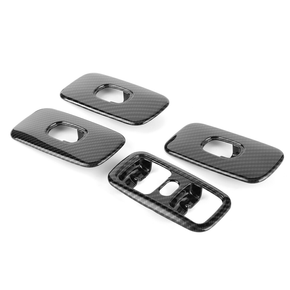 4Pcs Window Lift Switch Cover Decoration Trim Fit For Benz G Class W463 G500 G55 Amg 2007Â2010Carbon Fiber 8401323335251