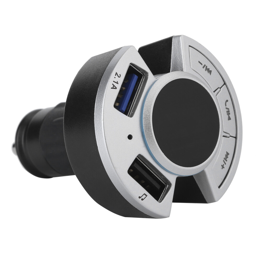 Vehicle Mounted Bluetooth Mp3 Player Multifunction Fm Transmitter U Disk Usb Charging 5091323335943