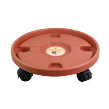 Thickened Moving Tray Plastic Vase with Roller Round Chassis Pot Water Movable Pot Holder Universal Wheel