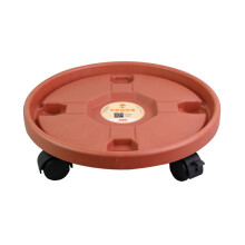 Thickened Moving Tray Plastic Vase with Roller Round Chassis Pot Water Movable Pot Holder Universal Wheel