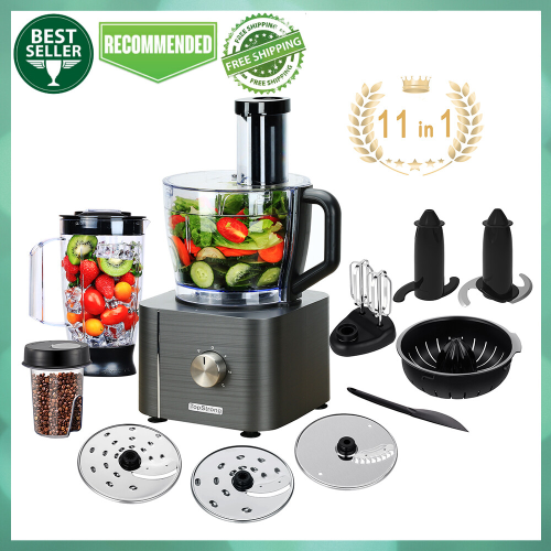 11 in-1 Food Processor Standmixer Electric 1100W Multifunction Blender 1