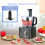 11 in-1 Food Processor Standmixer Electric 1100W Multifunction Blender 9