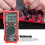 UA890d Handheld Digital Multimeter Current Voltage Capacitance Resistance Tester Meter 10
