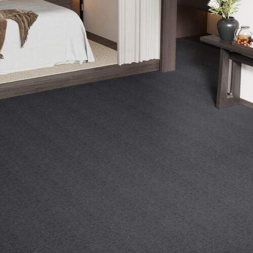 Living And Home (Dark Grey) 20Pcs PP Square Carpet Tiles 50*50cm 2