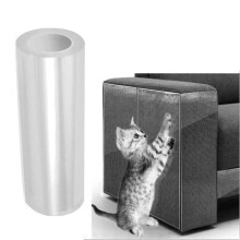 Kratzfester Sofaschutz – 30 cm x 300 cm, transparent, selbstklebend für Möbel, Türen, Wände, Sofas, Teppiche